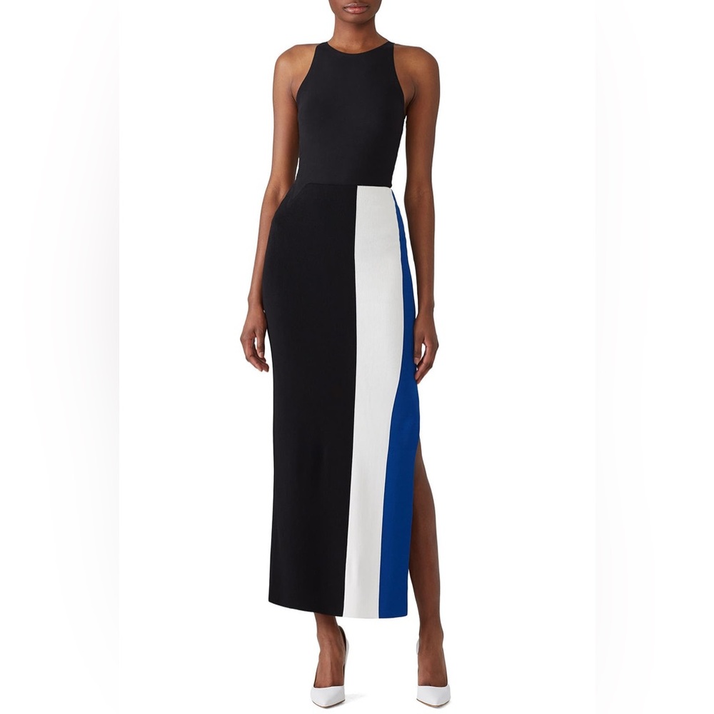Solace London Striped Anais Skirt Colorblock Rib Size 2